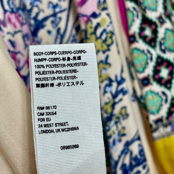 Free People Floral & Paisley Off-Shoulder Bohemian Blouse Size M - Picture 8 of 11